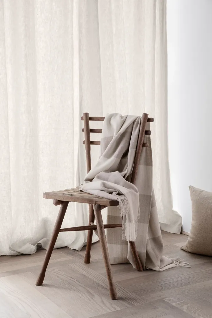 Elvang Wolldecke WHISPER, beige/white