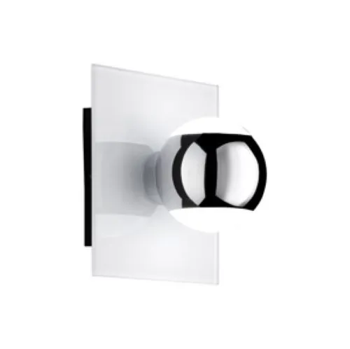 Wandleuchte 4326.01.01.2000 Wofi Mona LED Chrom/Weiß Rund 3,3W warmweiß starr