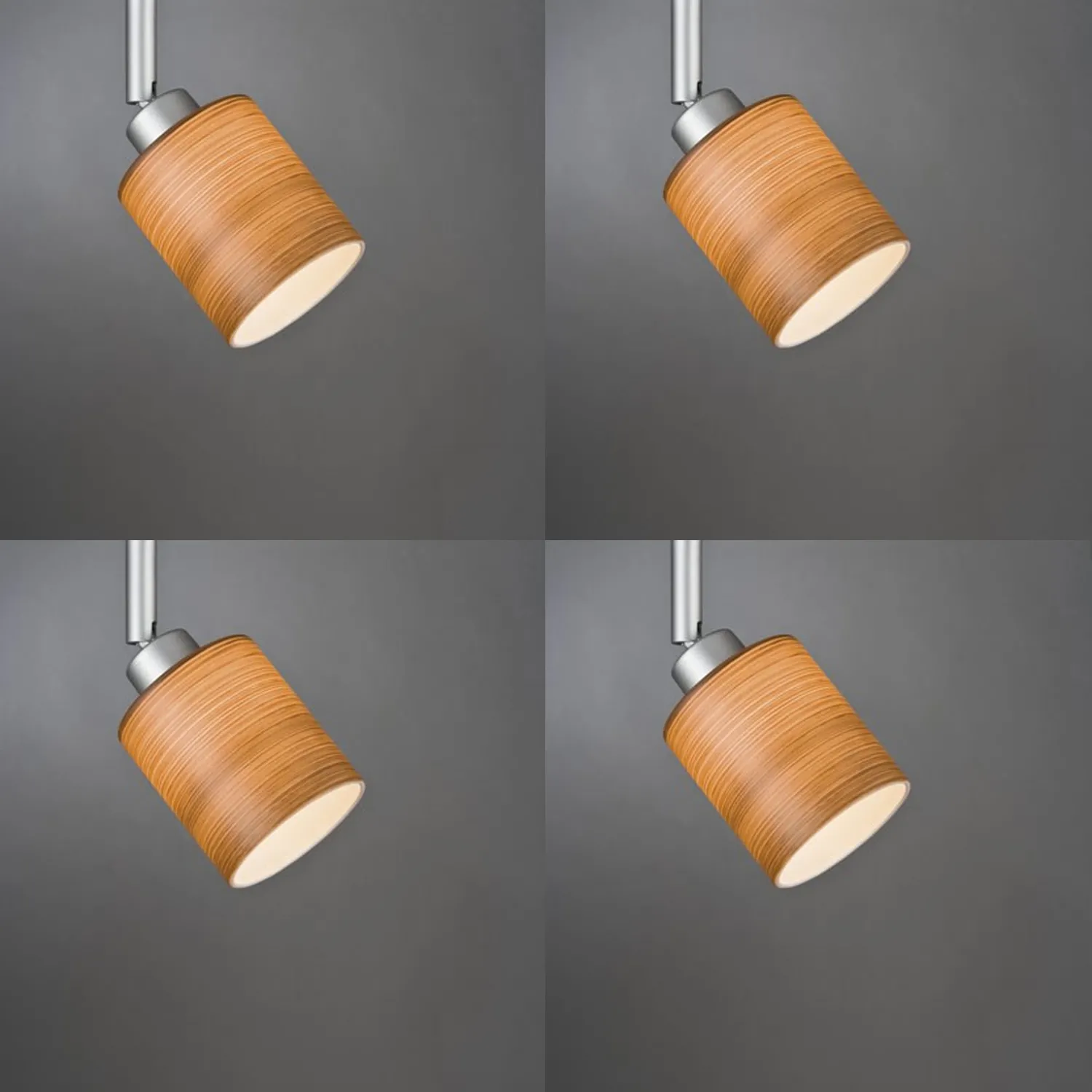 4 x Paulmann Lampenschirm Öffnung ca. 3,3 cm Zyli Braun Rund Glas Ersatzglas, Schirm, Ersatzschirm