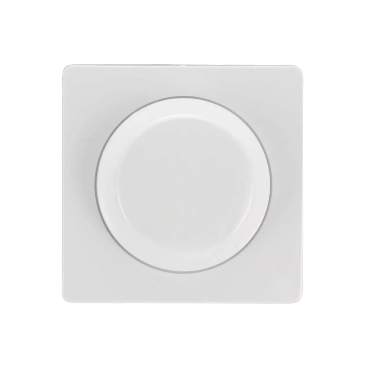 Abdeckung für Dreh- und Druck-Dimmer 50 x 50 mm, reinweiß