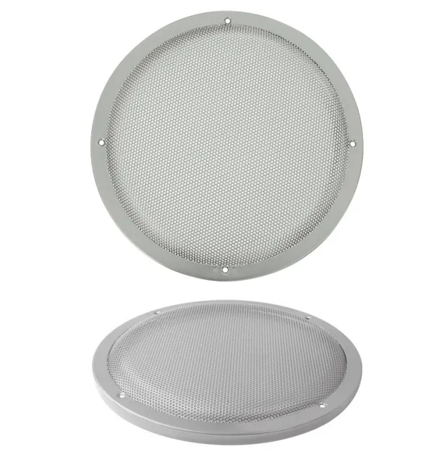 26cm Lautsprecherabdeckung 266mm 10zoll Gitter Rund Silber