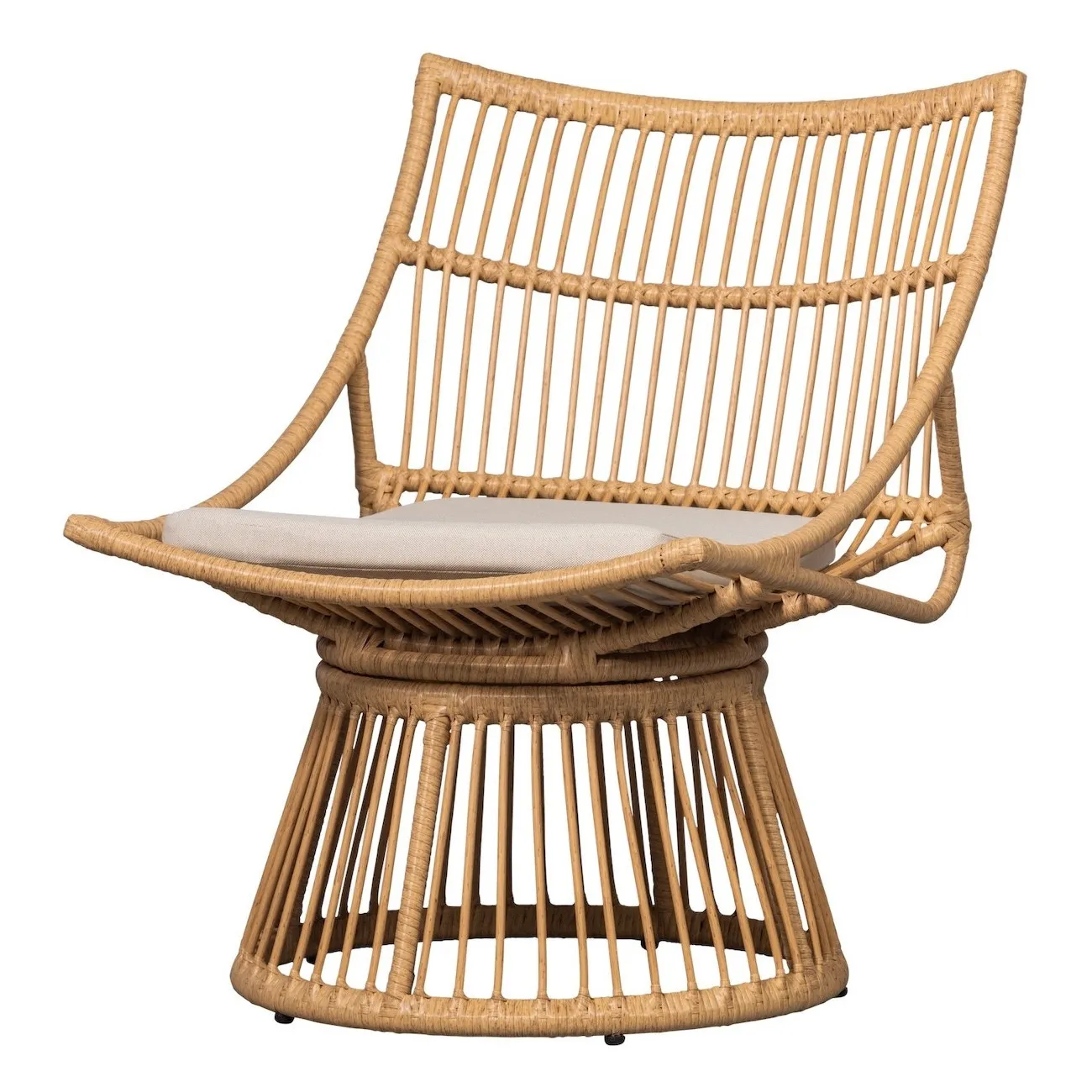 ALATNA - Sessel aus natürlichem Weidengeflecht