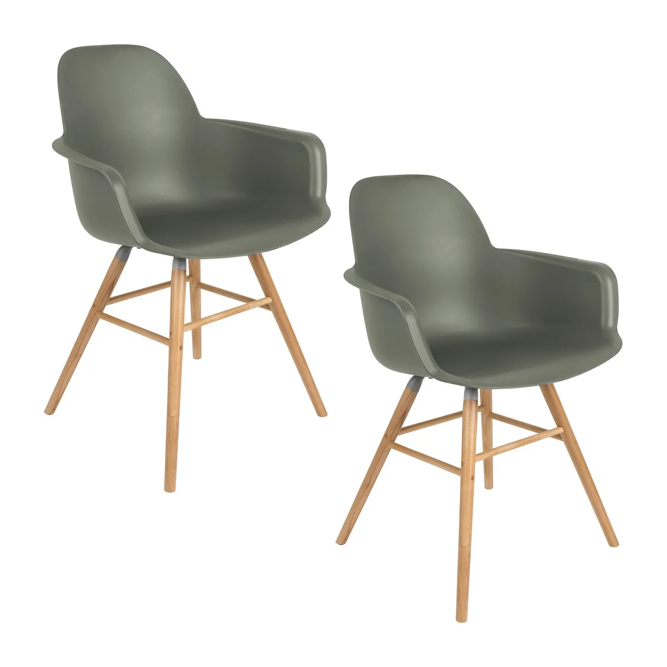 ALBERT KUIP - 2er-Set Tischsessel grün