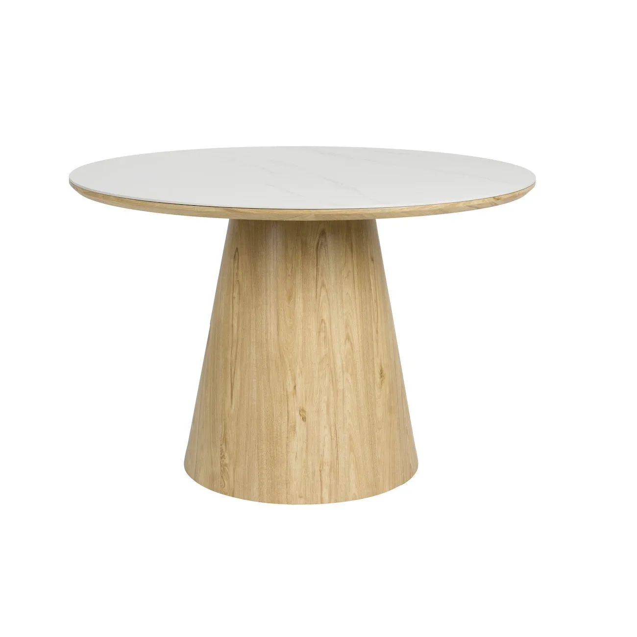 ALMIRA - Runder Esstisch aus mdf und Marmoroptik D 115