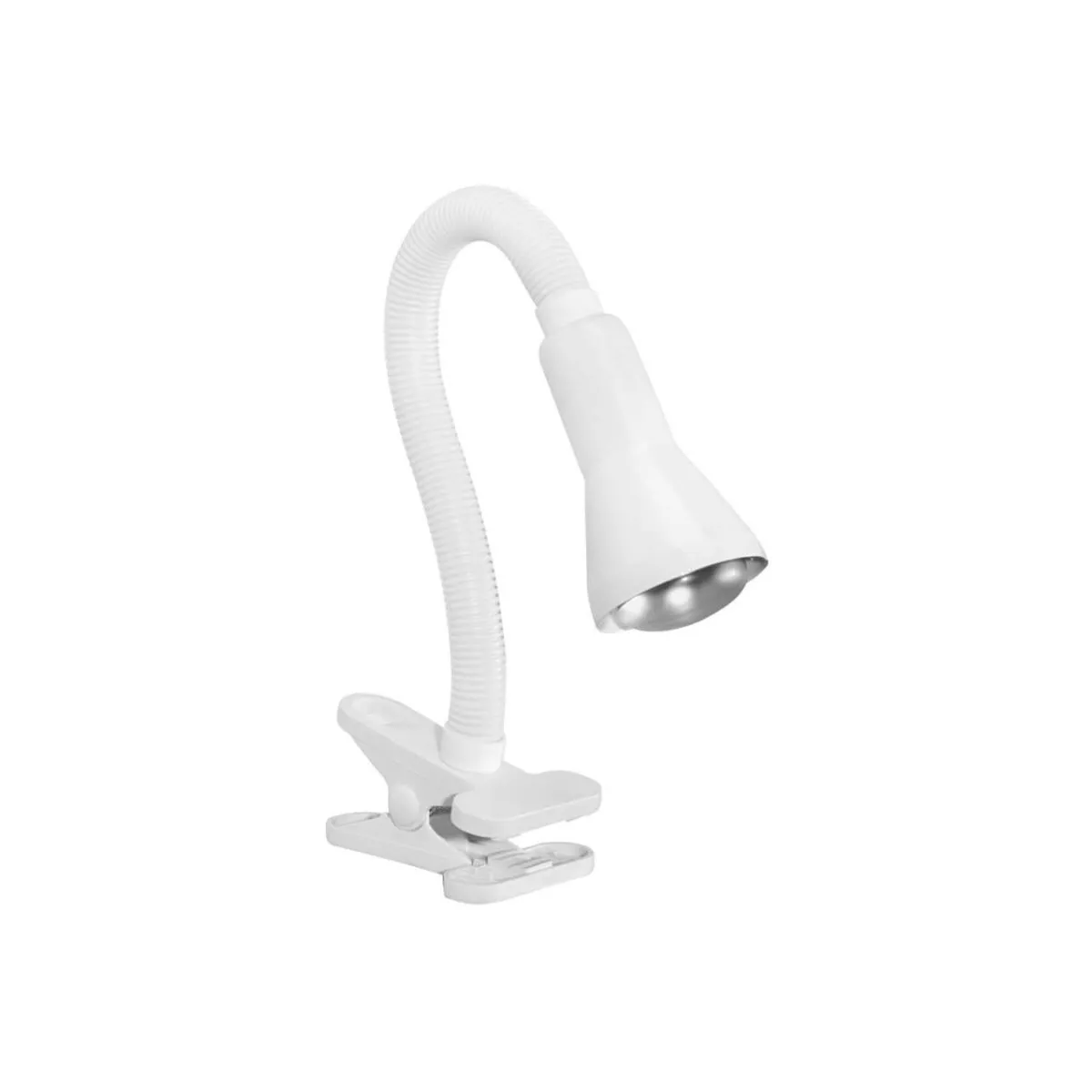 Anklemmleuchte Metallreflektor weiß für 1x E14 R50 TrioLeuchten