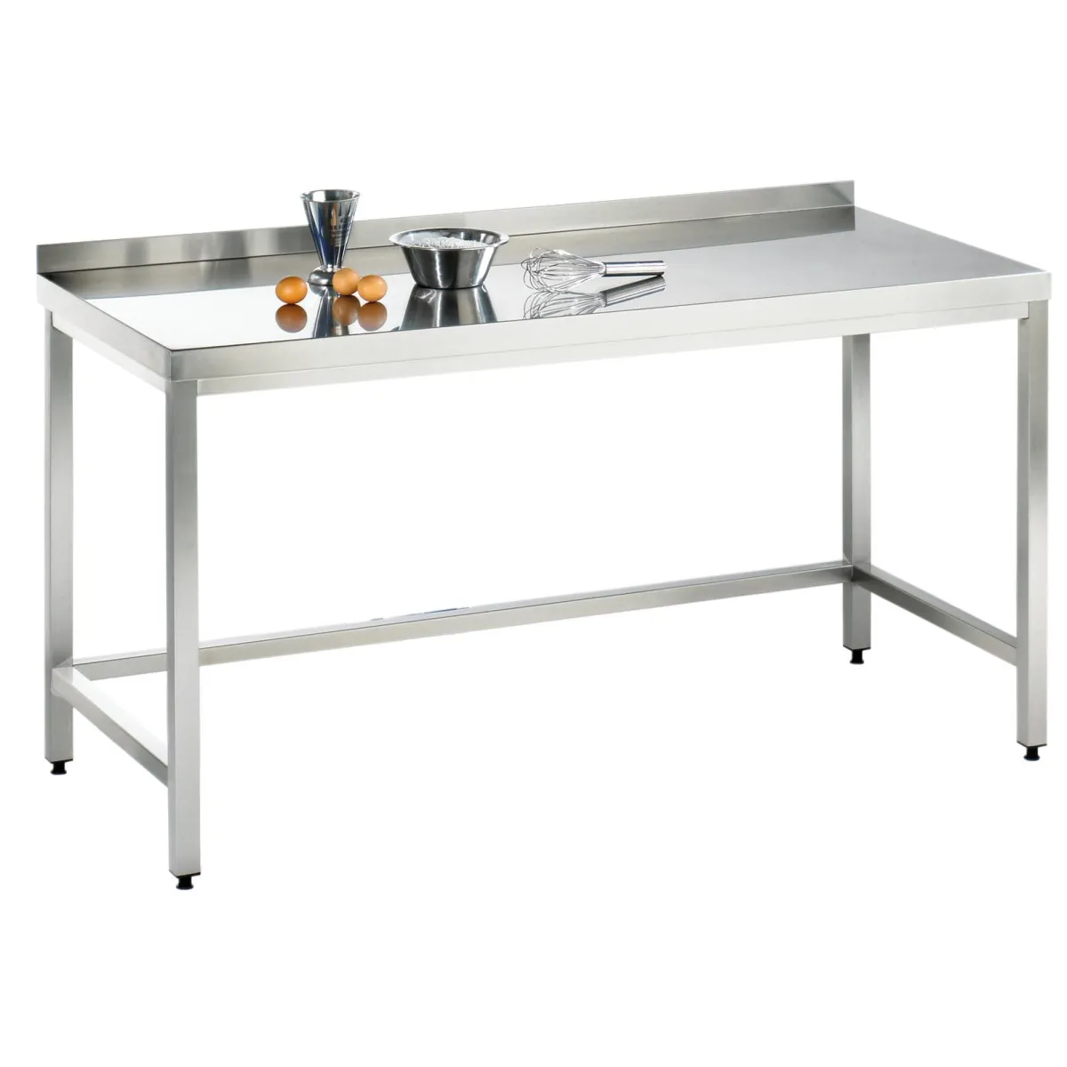 Arbeitstisch ohne Grundboden mit Aufkantung - 1200 mm x 600 mm x 850 mm