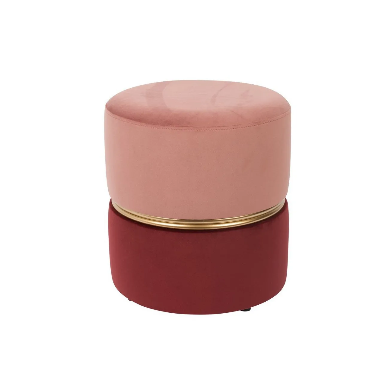 ART DECO - Hocker Hocker Samt rosa