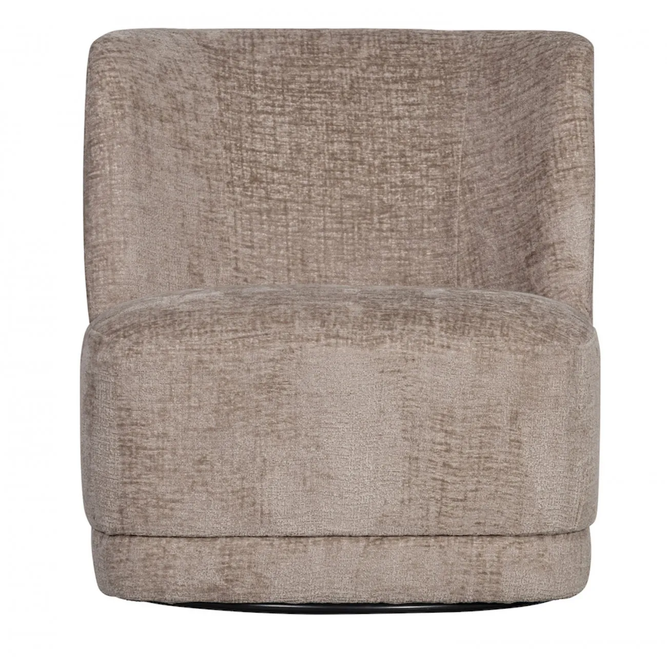 ATTY - Drehsessel aus Samt, sandfarben