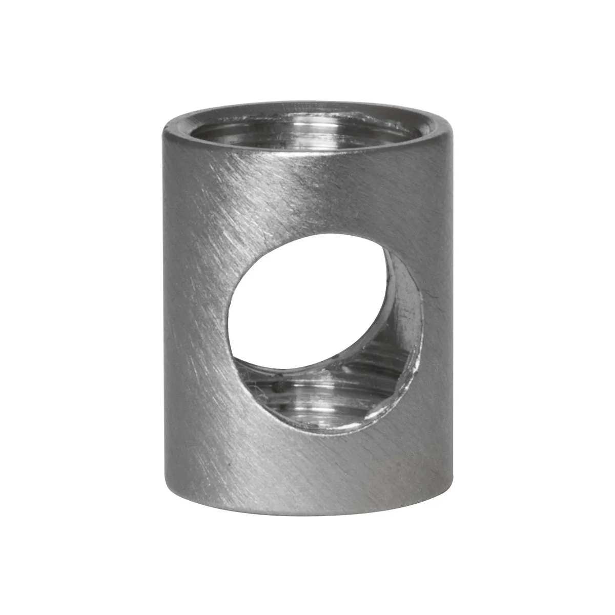 Auslaßnippel Messing nickel matt Innengewinde M10