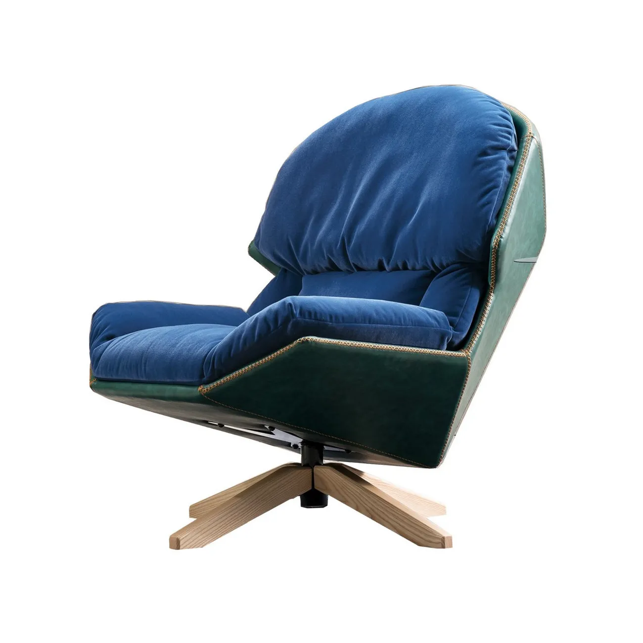 AUSTRAL - Origineller Sessel in Blau und Grün