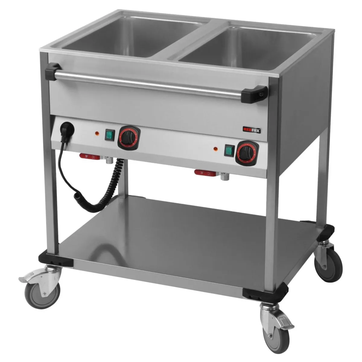 Bain-Marie-Wagen, 2 x 1/1 GN