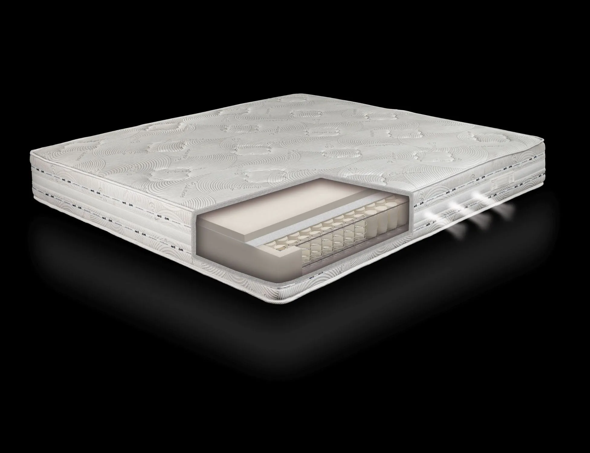 Matratze Balance mit Taschen Federkern - Abmessungen: 140 x 200 cm