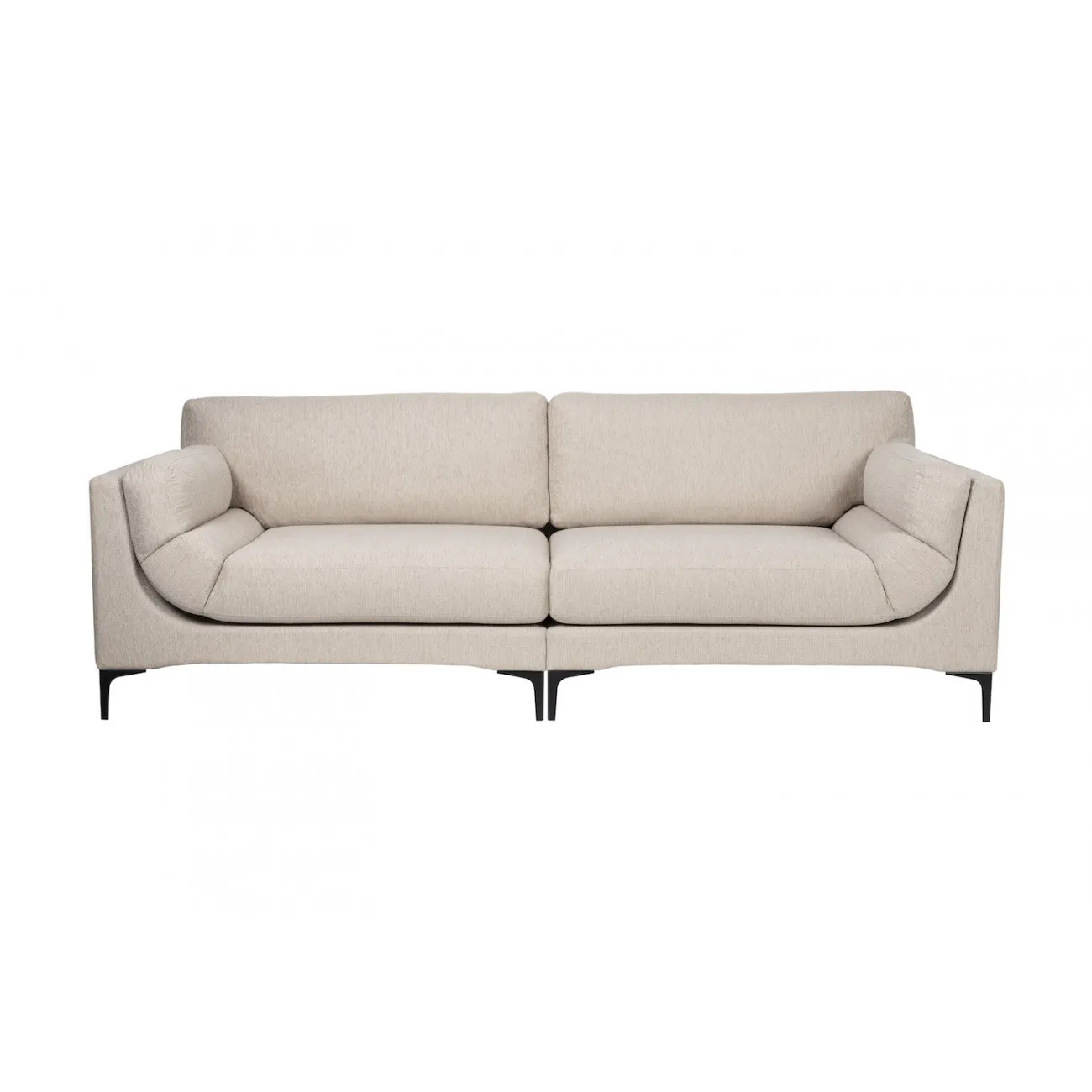BALCONY - 3-Sitzer-Sofa aus Stoff, beig