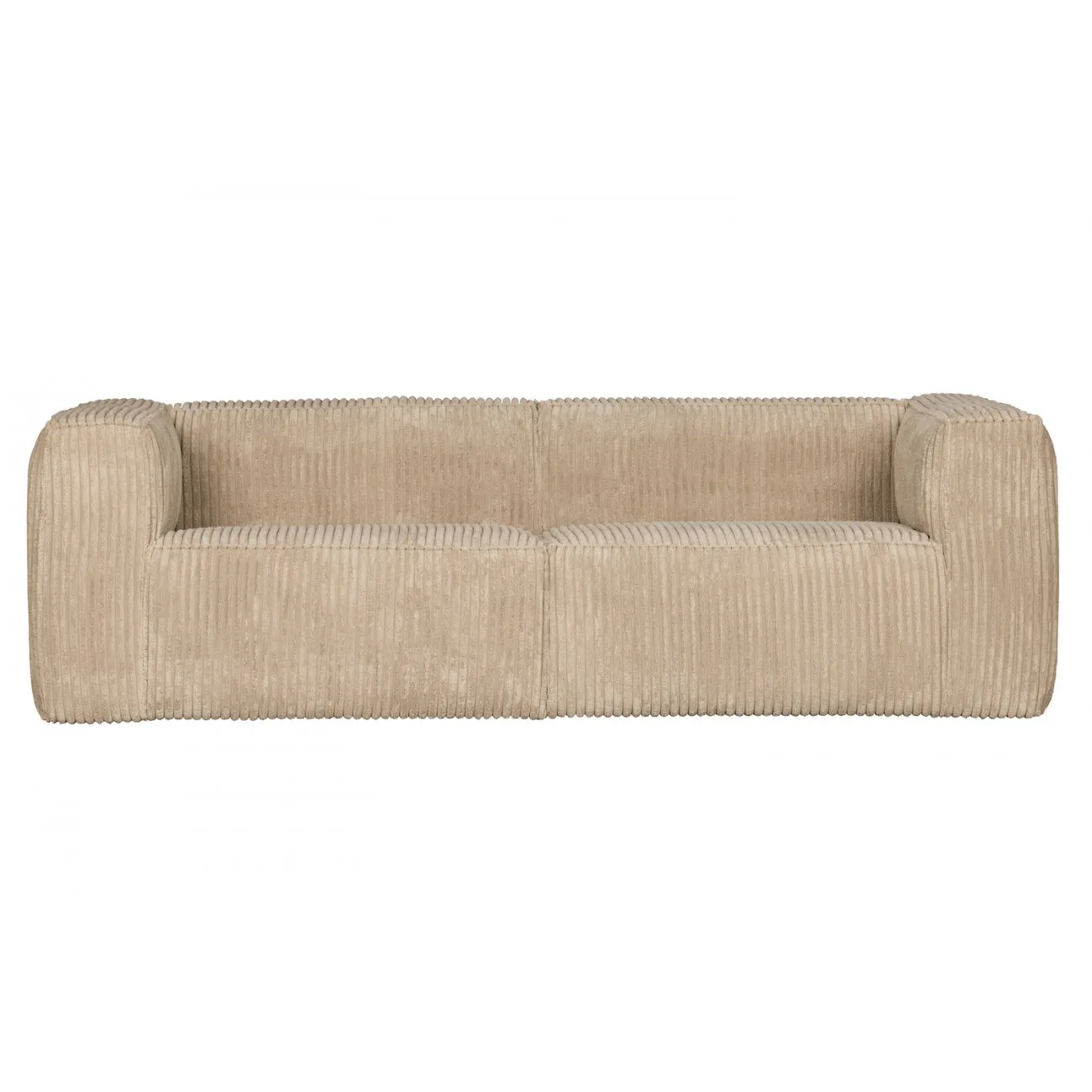 BEAN - 4-Sitzer-Samtsofa L246, beige