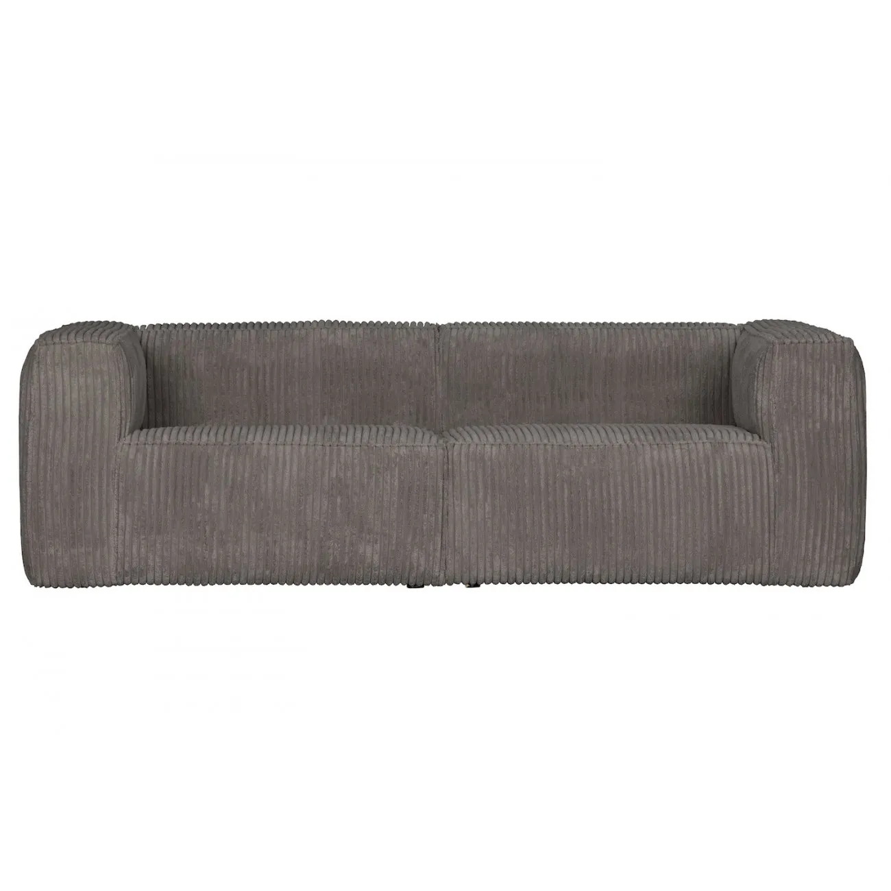 BEAN - 4-Sitzer-Sofa aus Samt L246, grau