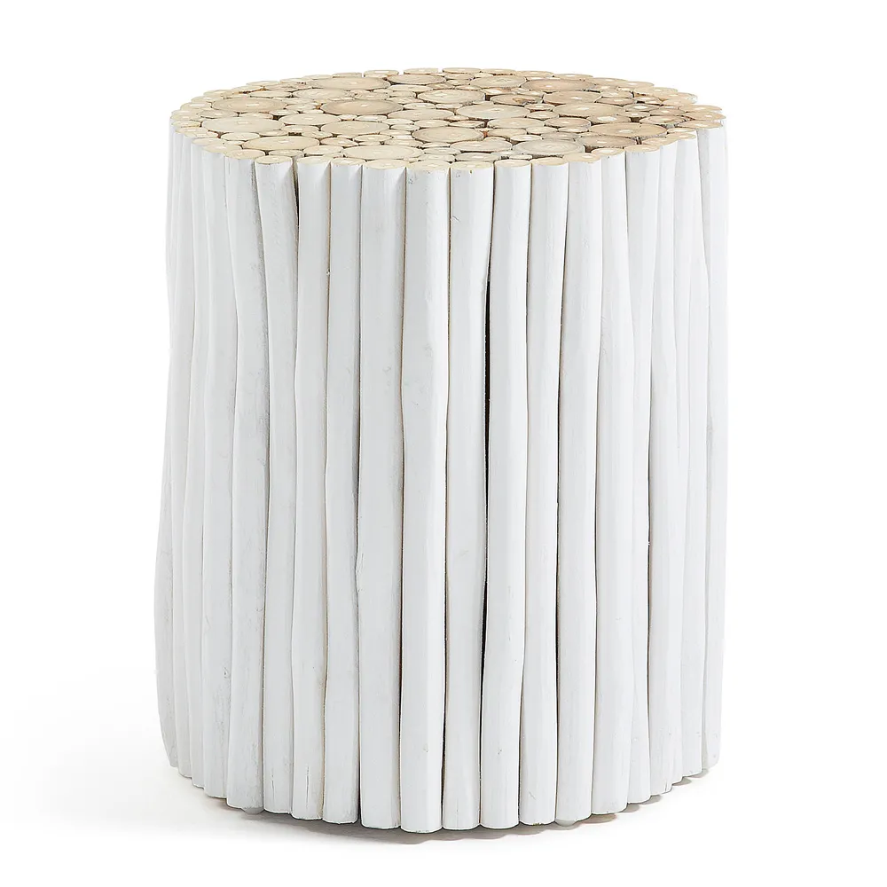 Beistelltisch - rund "Flip" Teak