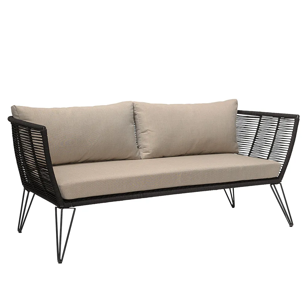 BLOOMINGVILLE Gartensofa "Mundo" schwarz