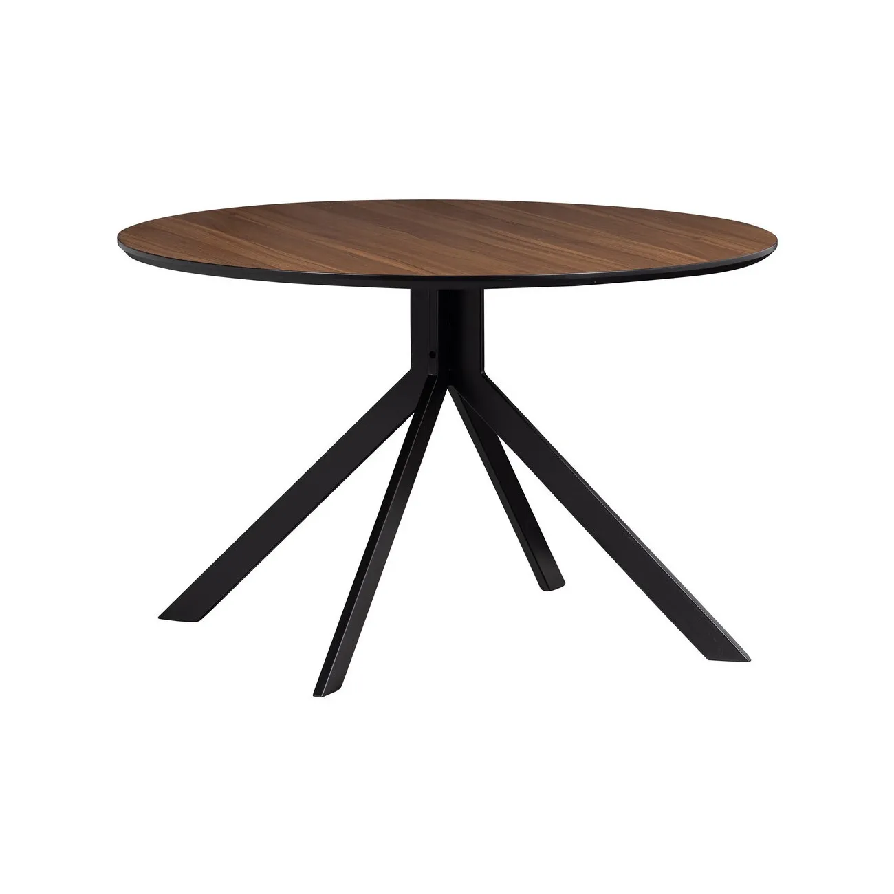 BRUNO - Runder Tisch mit Walnussfurnier D120