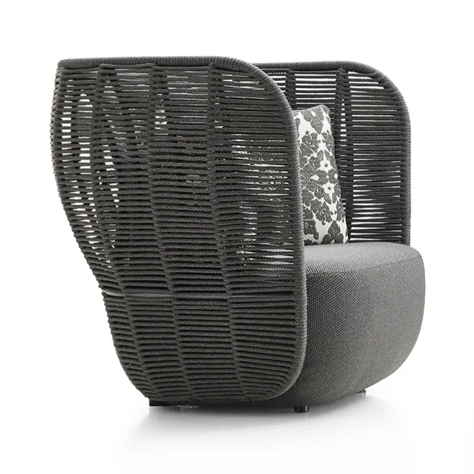 Sessel Bay mit niedrigem Rücken by B&B Italia