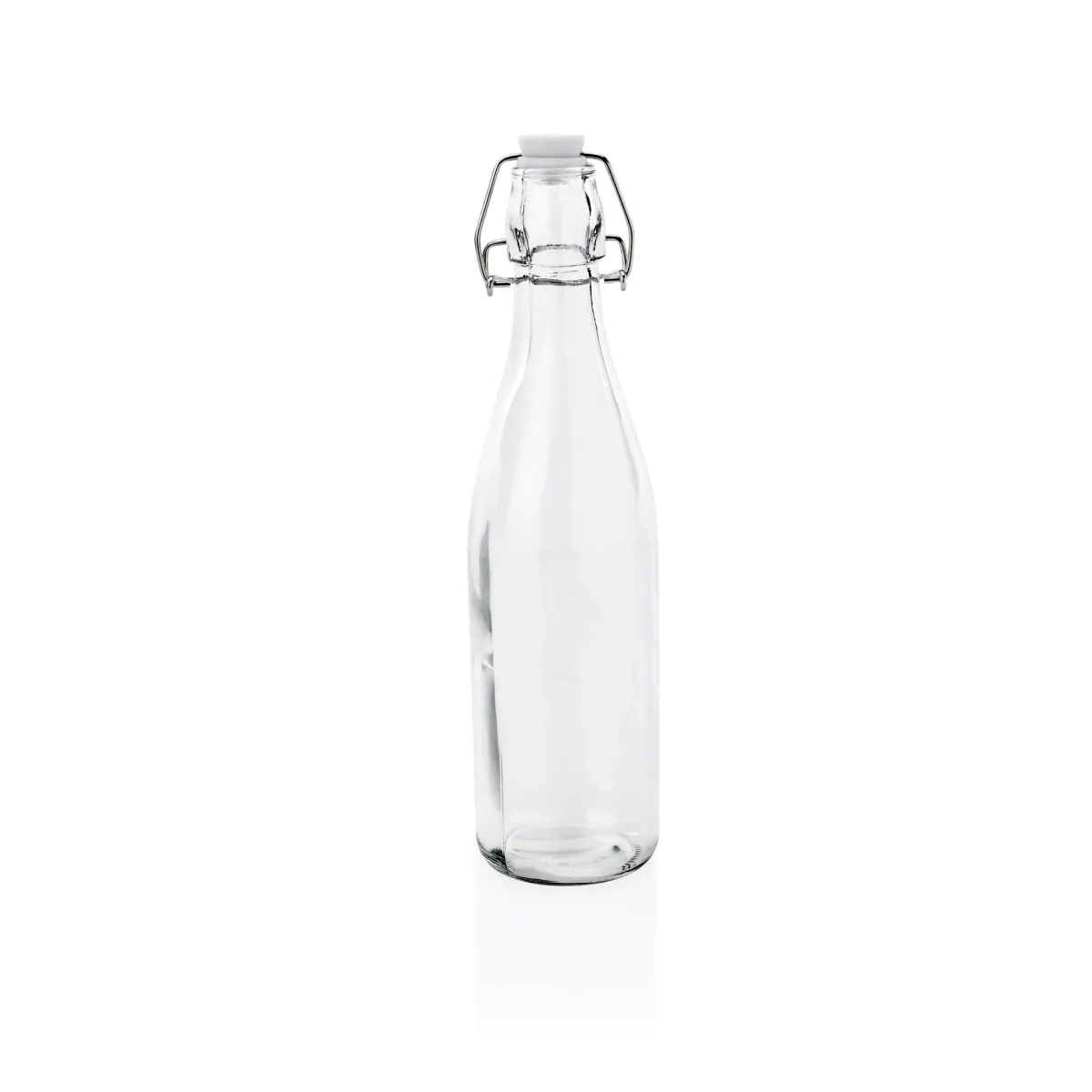 Bügelverschlussflasche, 500 ml, Glas, 4 Stück