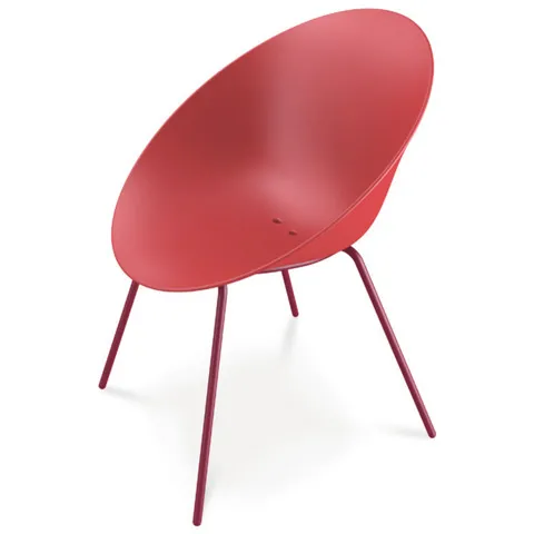 Stuhl Azhar mit 4-Fuß-Gestell von Casprini