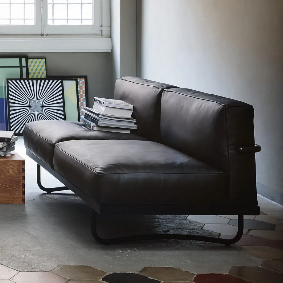 Cassina Sofa Canapé, Appartement Le Corbusier (2-Sitzer)