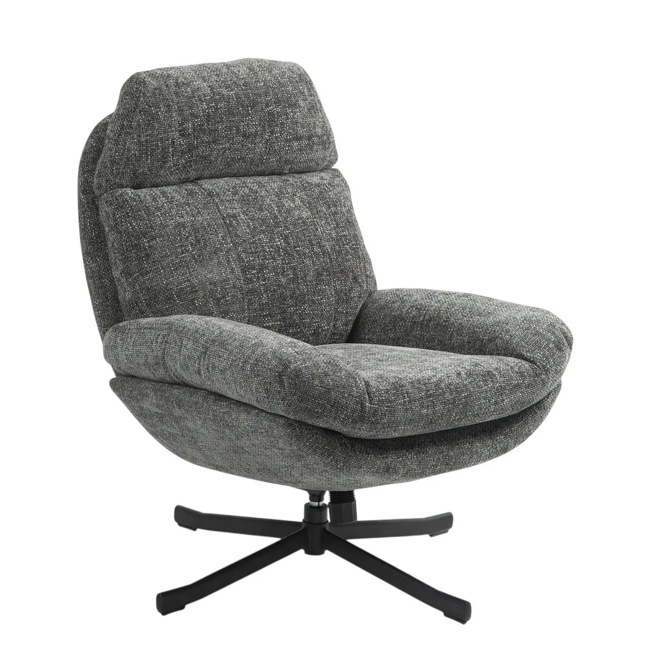 CHILL - Bequemer Sessel Stoff grau