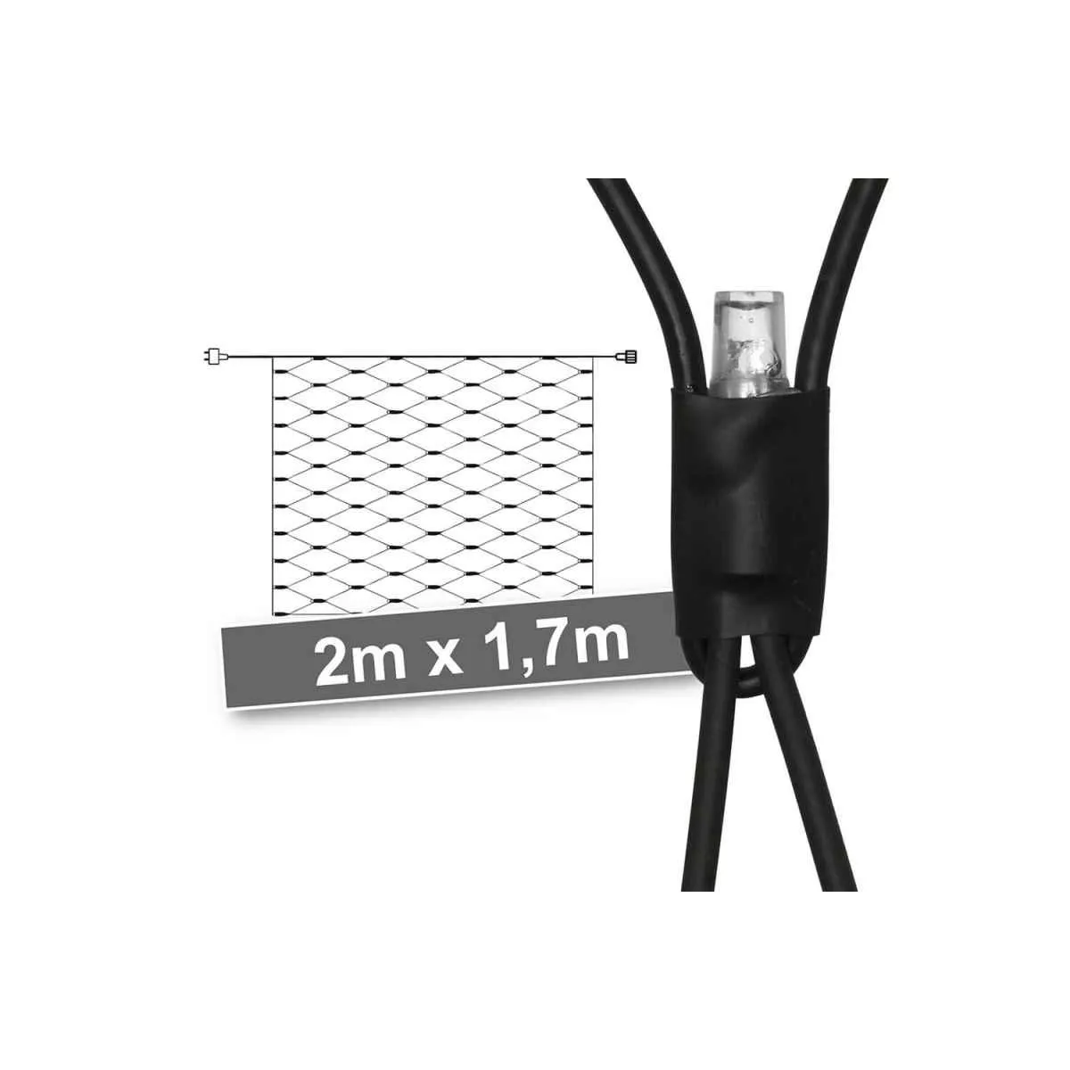 Chrissline Combi Lichternetz 100 warmweiße LED 704806