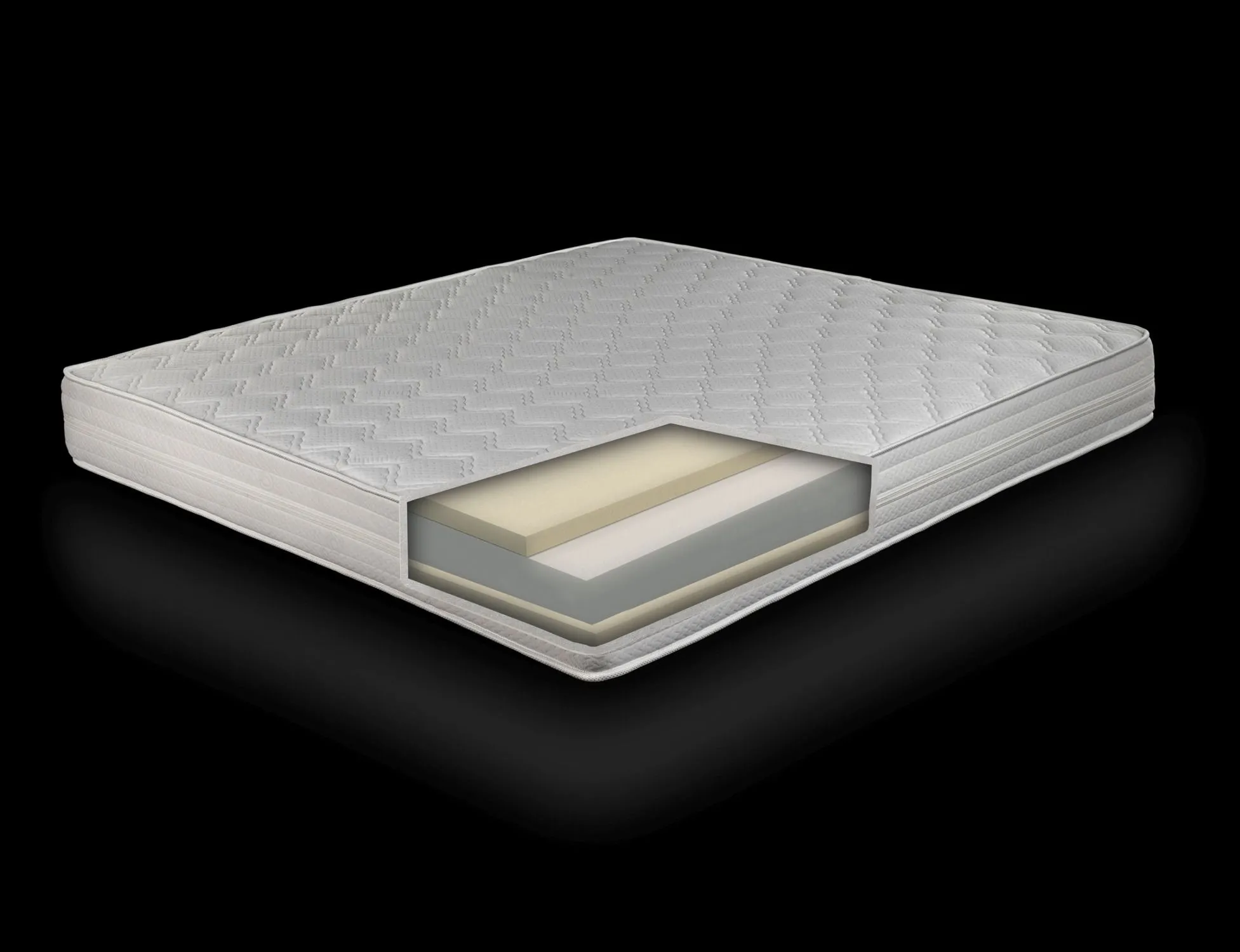 Matratze Economic Classic Memory mit PU Schaum - Abmessungen: 90 x 200 cm