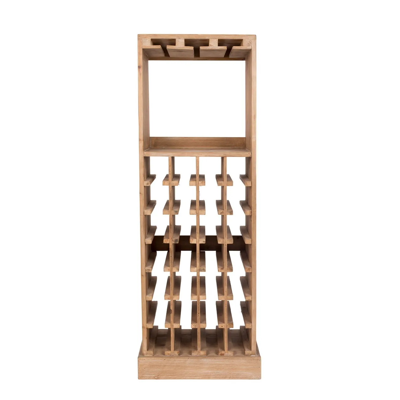 CLAUDE - Flaschenaufbewahrung aus Massivholz