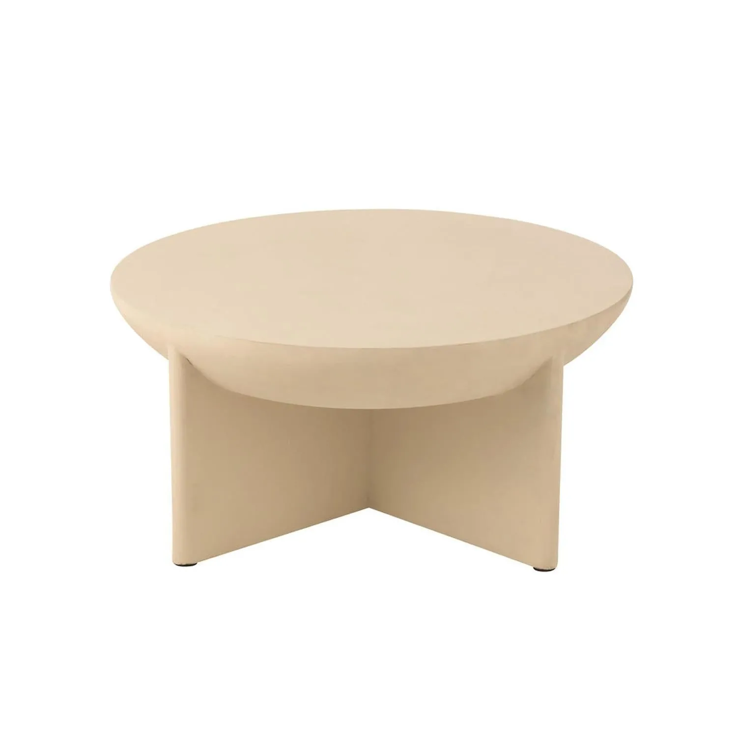 Couchtisch Halfy aus Mangoholz - Beige