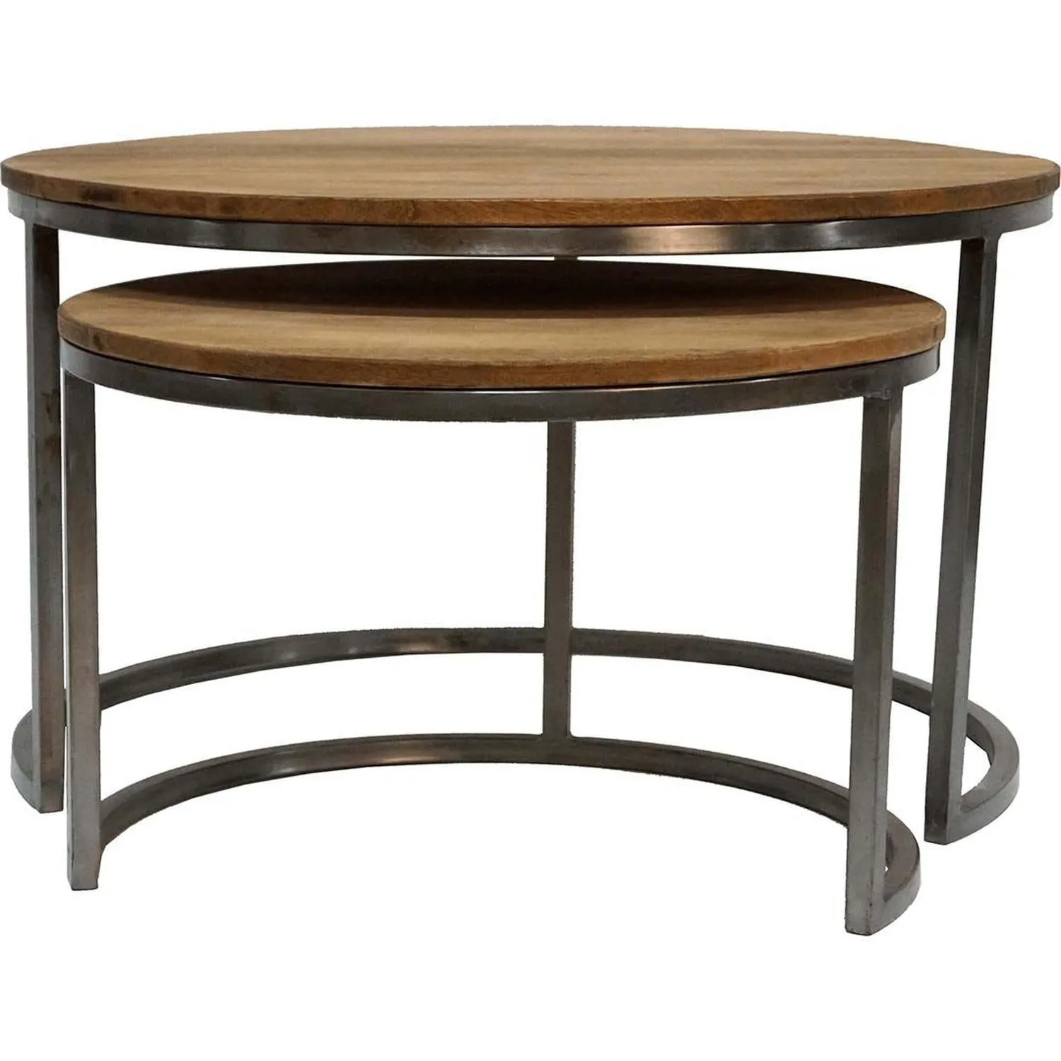 Couchtische Paris, 2er-Set - Natur