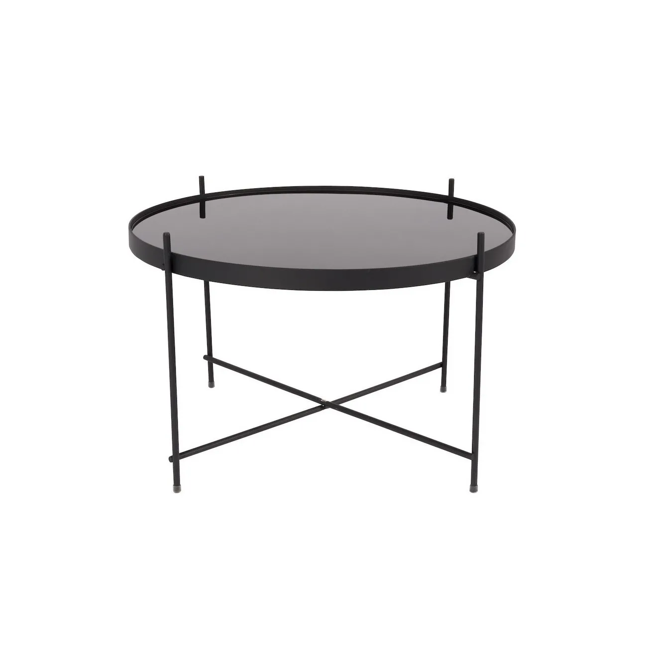 CUPID - Schwarzer Salon-Couchtisch L