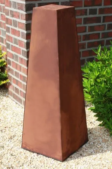 Konische Rostsäule schlicht | Jabo-Design