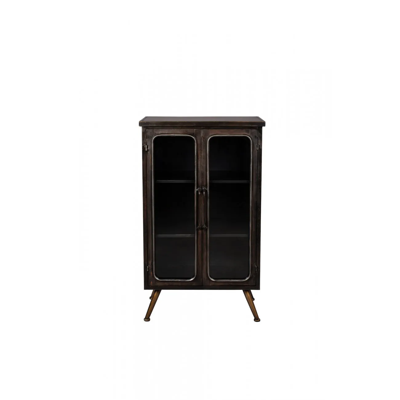 DENZA - Industrielle Aufbewahrung aus schwarzem, gealtertem Stahl