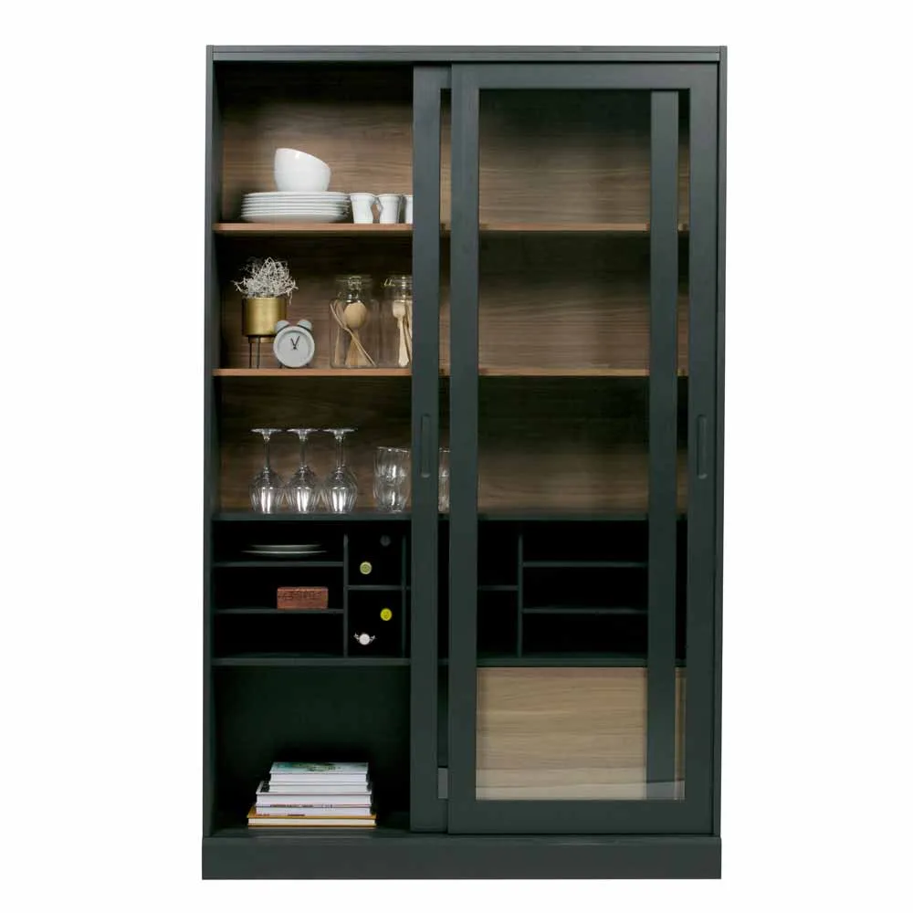 Vitrine "Jimme" schwarz