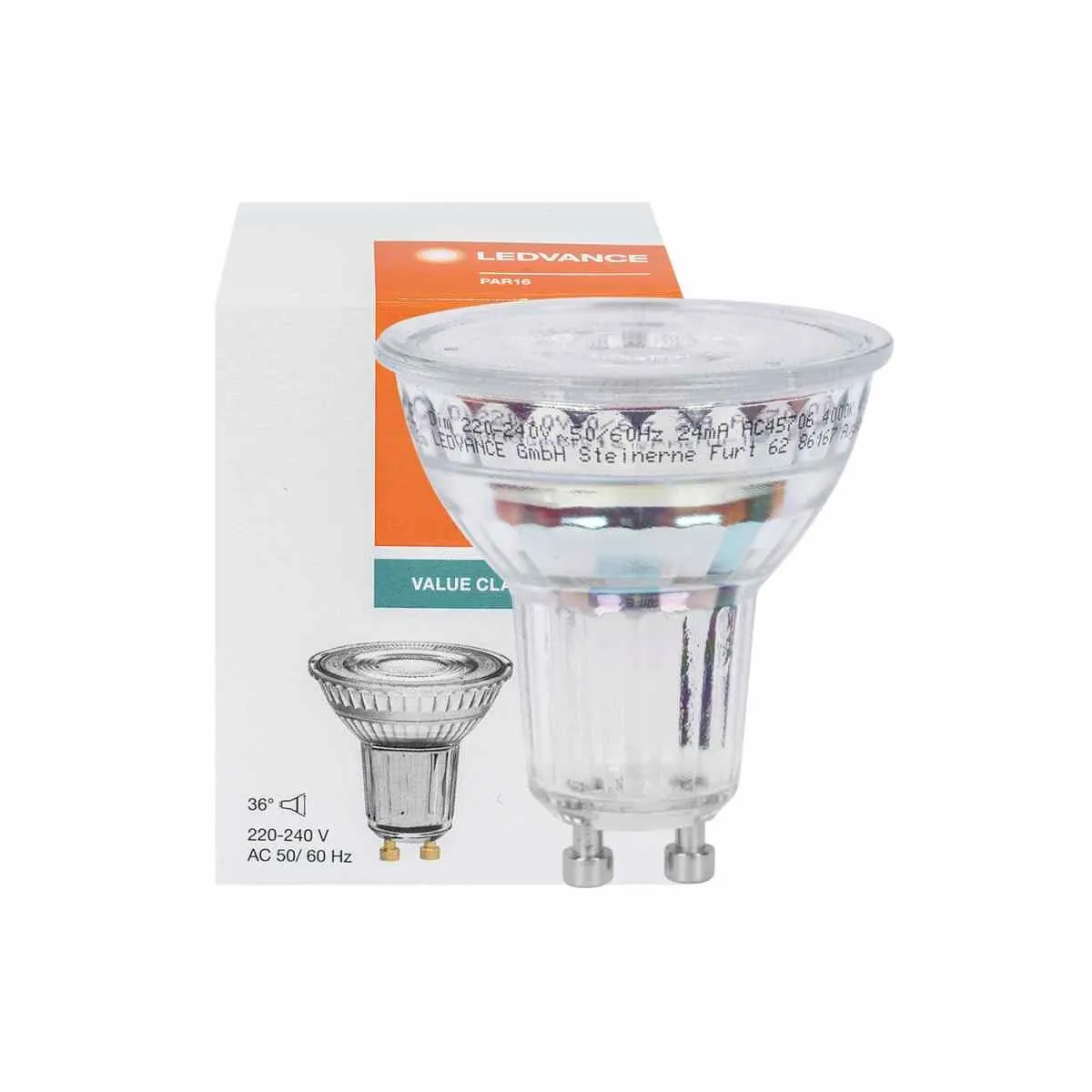 Dimmbarer LED-Strahler GU10 3,4W 230 lm 4000K