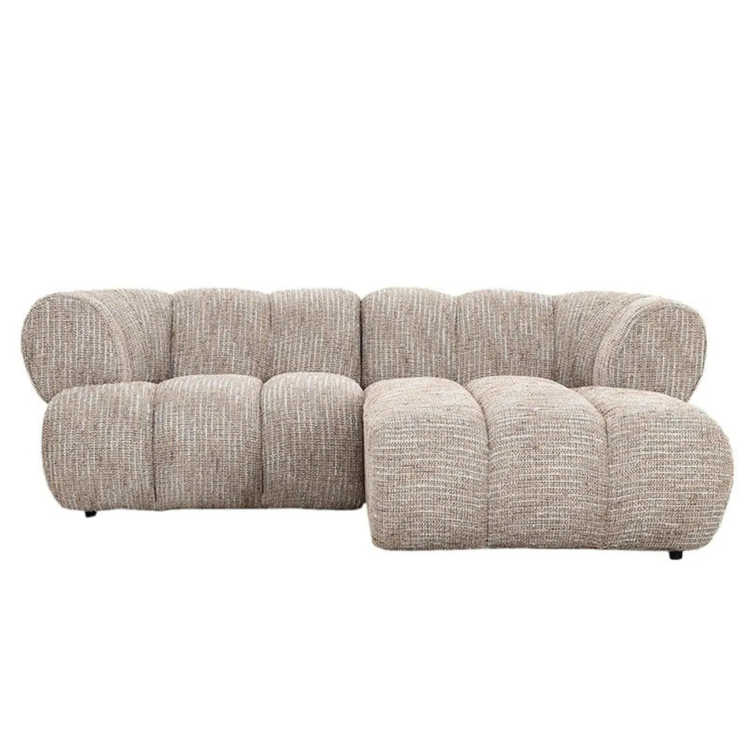 Ecksofa New York als 2,5-Sitzer - Longchair rechts - Coco