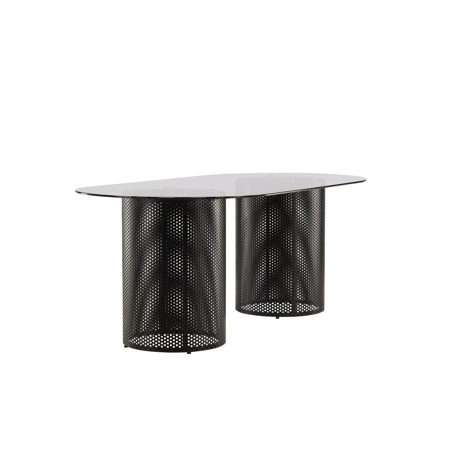 Esstisch Glasgow x Josefin Lustig 200*100cm - Schwarz / Glas