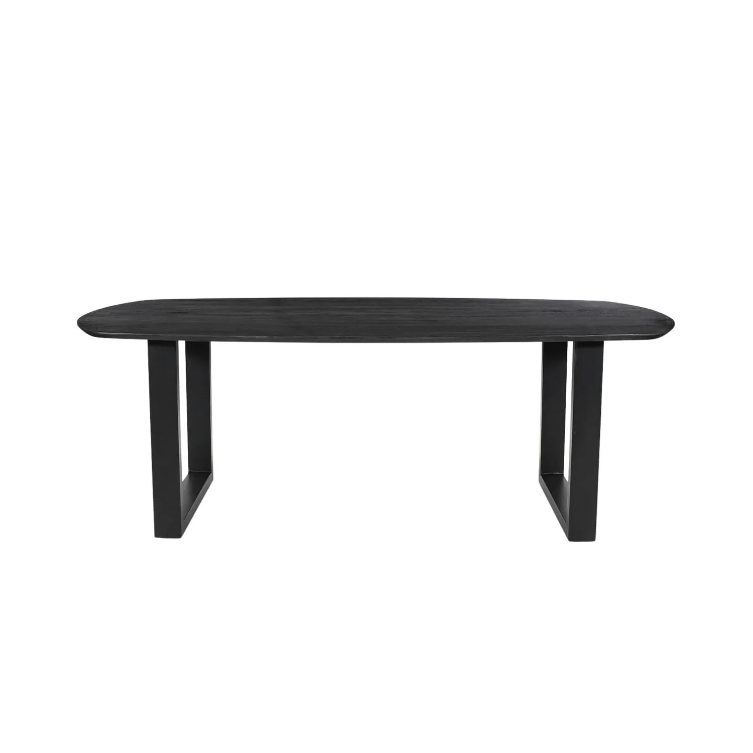 Esstisch Tommy 220cm Oval - Schwarz