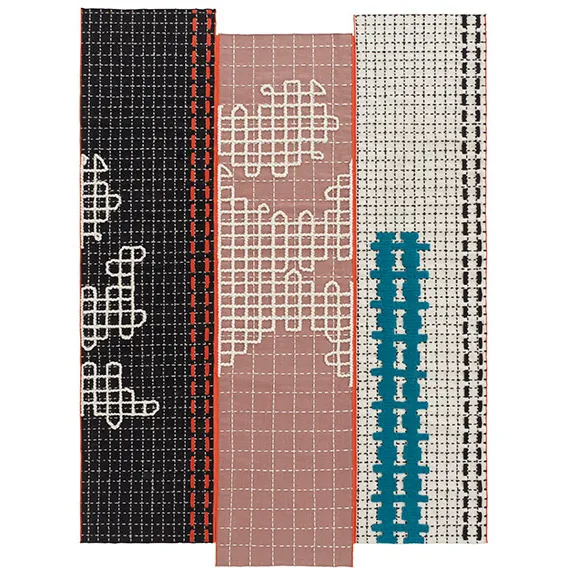 Teppiche aus der Bandas Kollektion von GAN Rugs