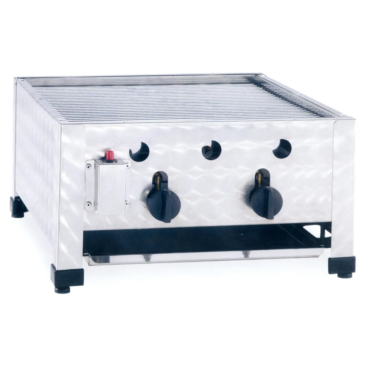 Kombibräter, Gas, Tischgerät, 485 mm x 530 mm x 280 mm