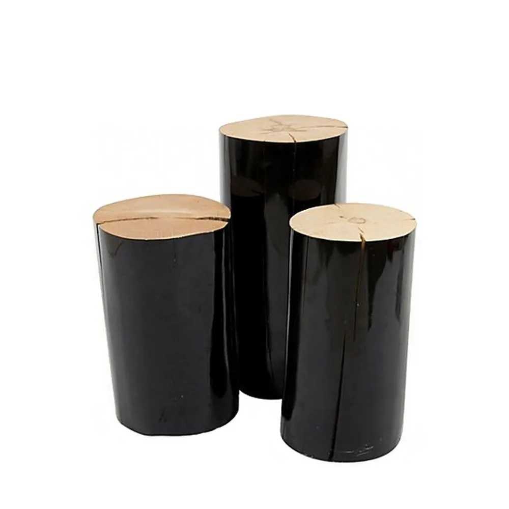 GERVASONI Beistelltisch "Log" schwarz