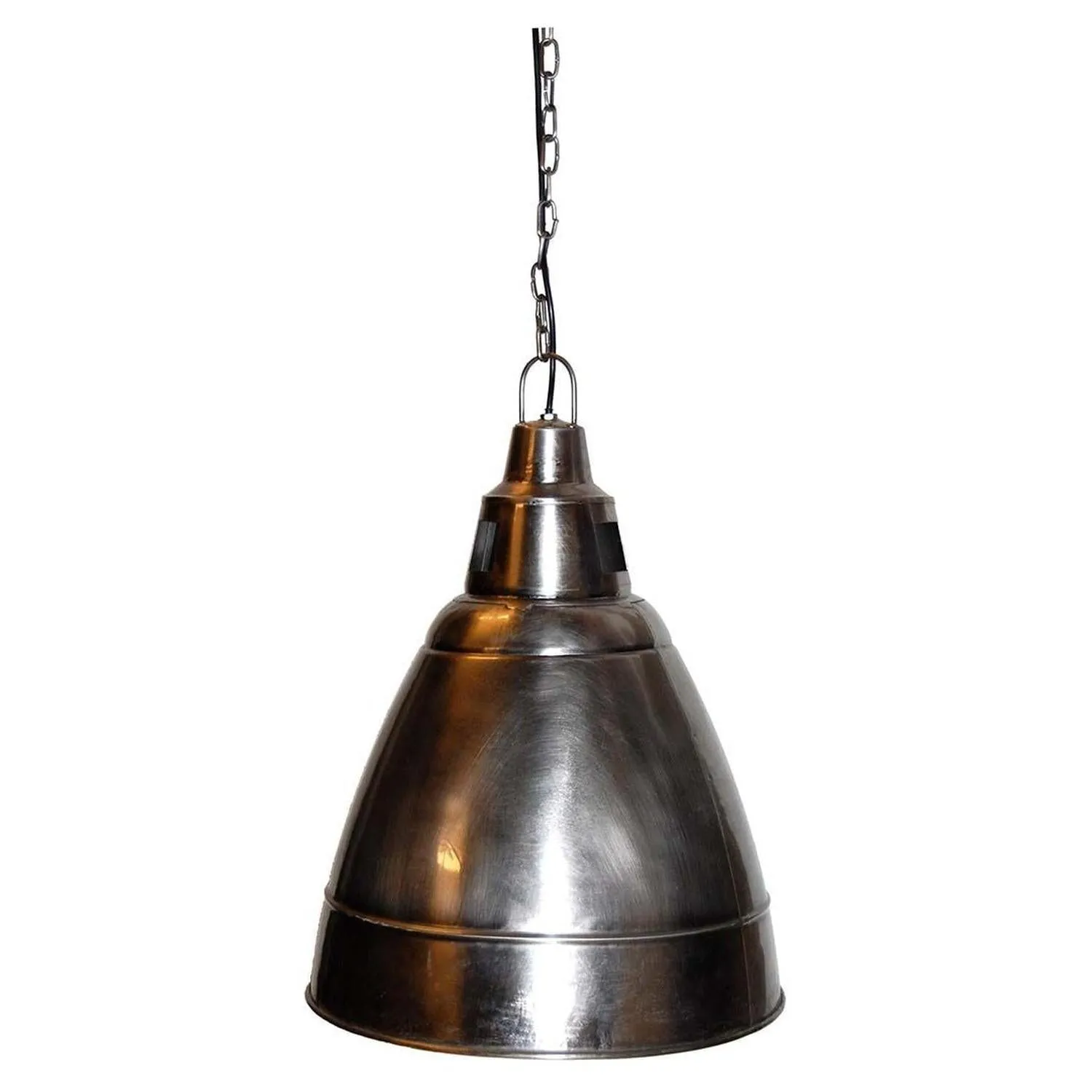 Große Hängelampe Simon aus Eisen - glänzend