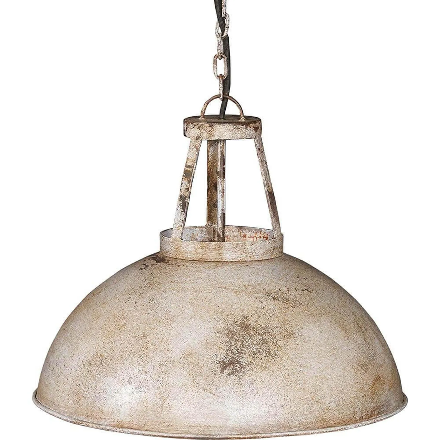 Hängelampe Dawn - Beige Rustikal