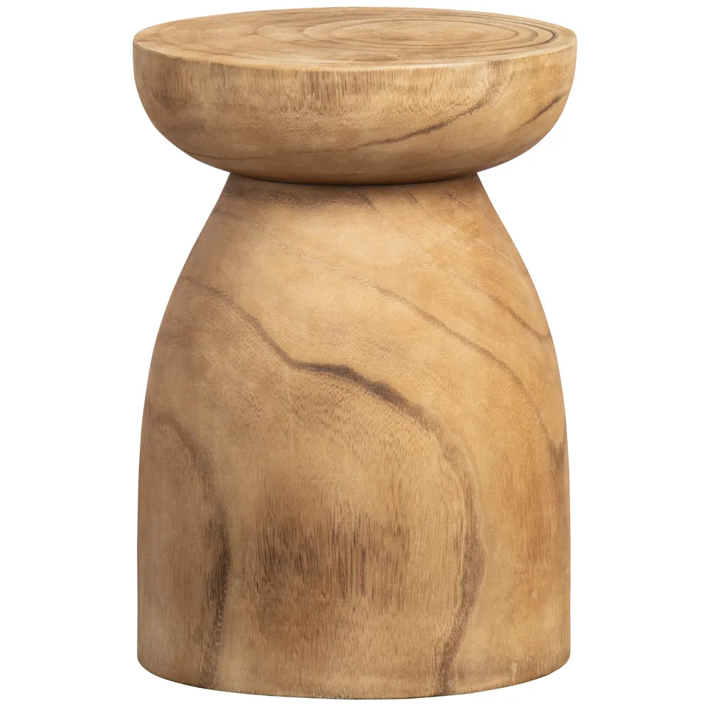 Hocker - rund "Brad" Holz