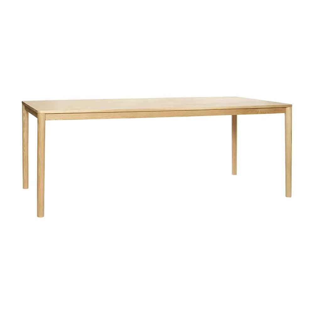 Hübsch interior Esstisch - rechteckig "Ground" Eiche