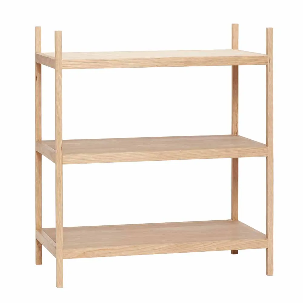 Hübsch interior - kleines Regal "Library" Eiche