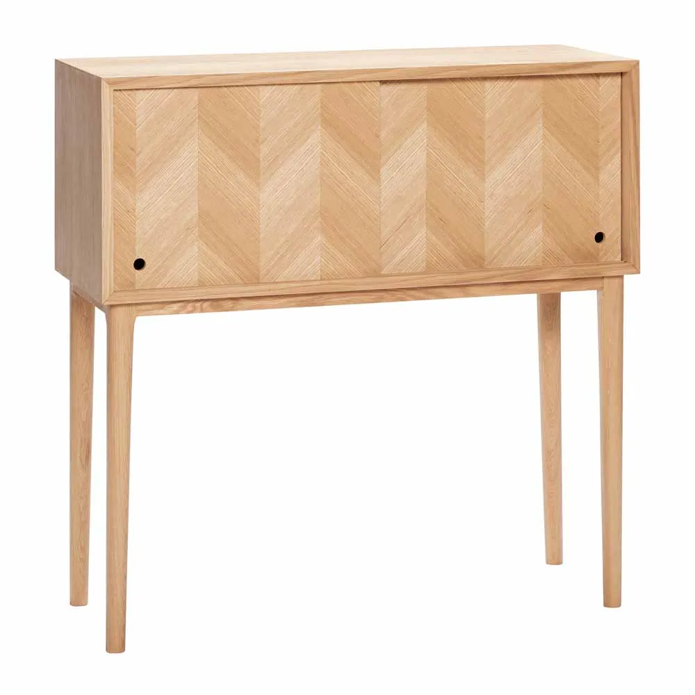 Hübsch interior Sideboard "Herringbone" Eiche