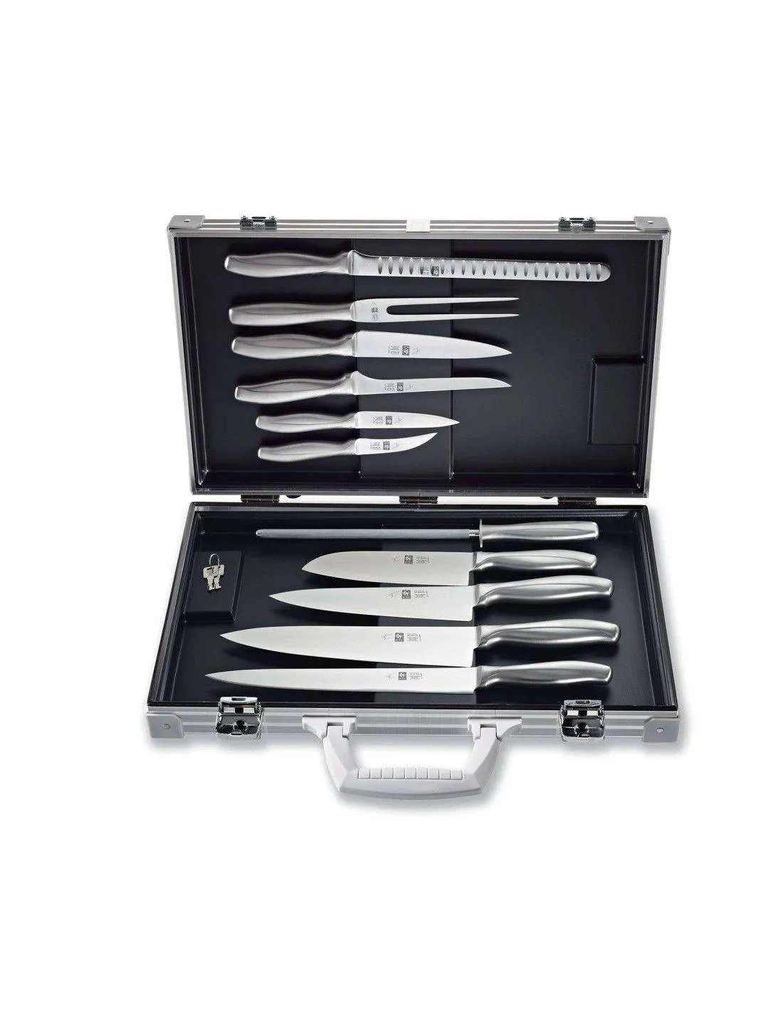 ICEL Absolute Steel Chefs Aktenkoffer-11 Stück